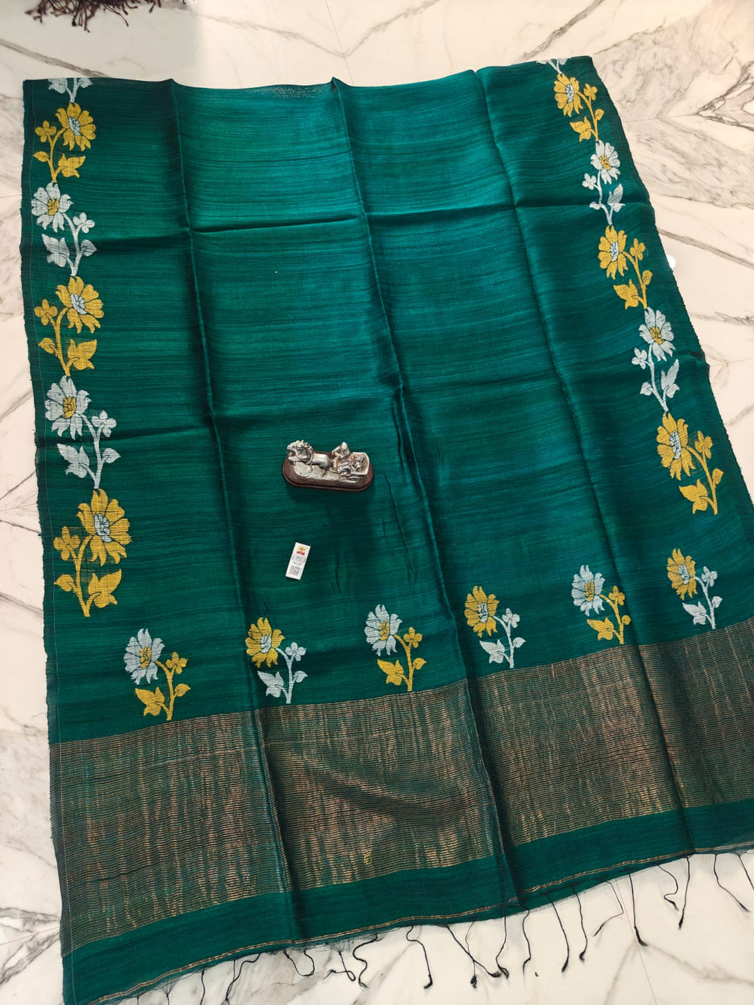 Agomoni Aabha – Soft Pure Matka Jamdani Saree