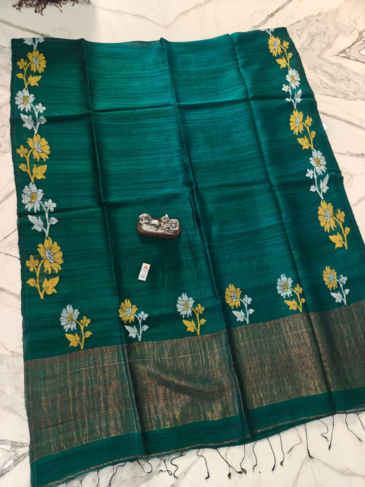 Agomoni Aabha – Soft Pure Matka Jamdani Saree