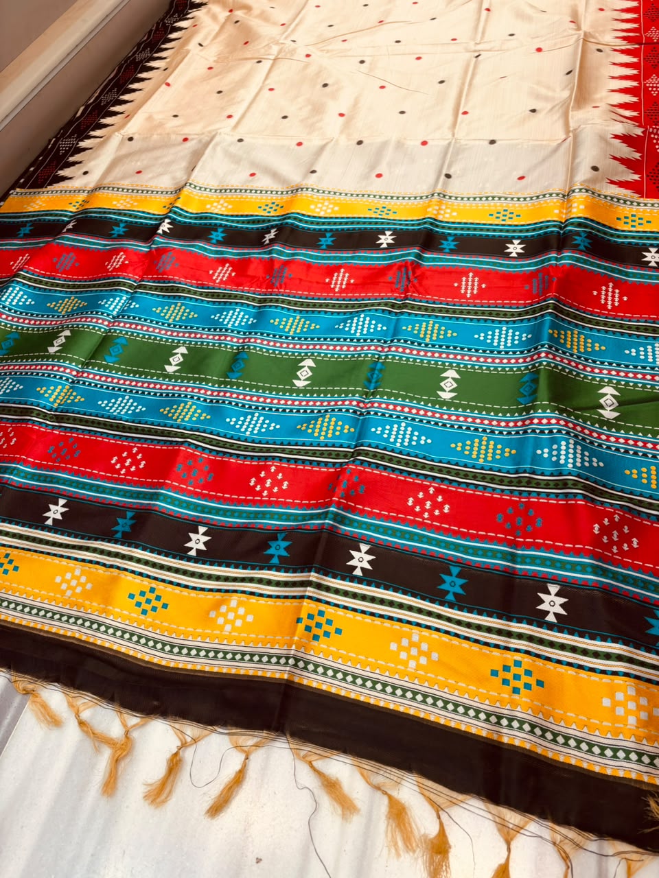 Satrangi Rang-Premium (Semi) Assam Silk Saree