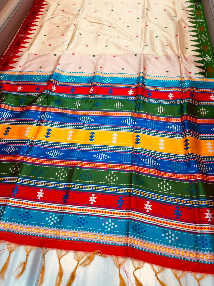 Satrangi Rang-Premium (Semi) Assam Silk Saree