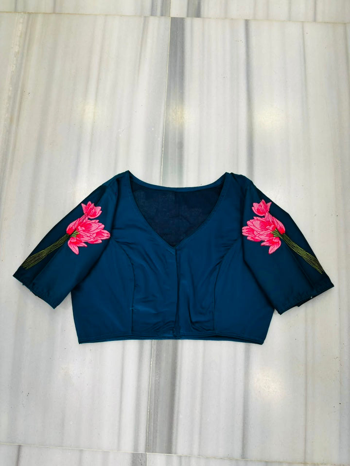 Shyam Sakhi Designer Embroidered Blouse
