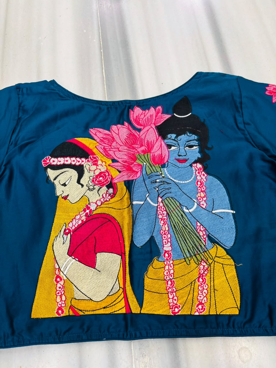 Shyam Sakhi Designer Embroidered Blouse