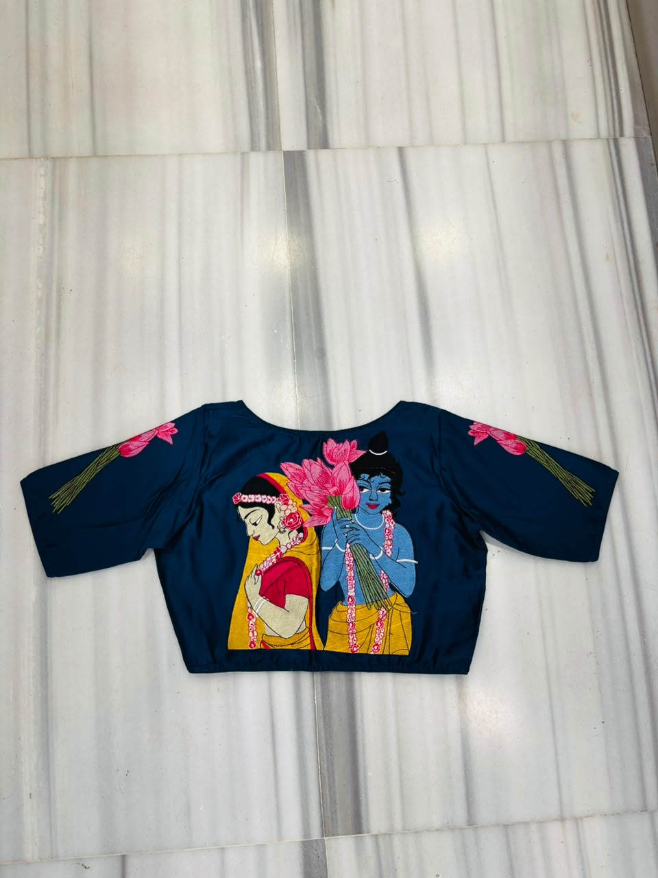Shyam Sakhi Designer Embroidered Blouse