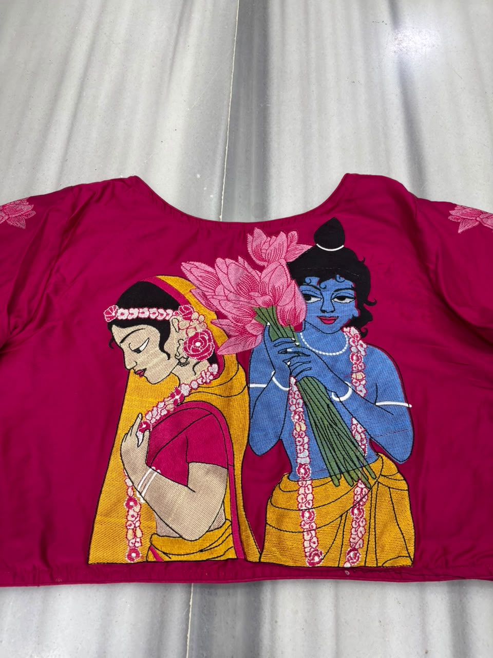 Shyam Sakhi Designer Embroidered Blouse