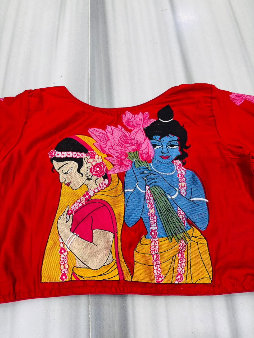 Shyam Sakhi Designer Embroidered Blouse