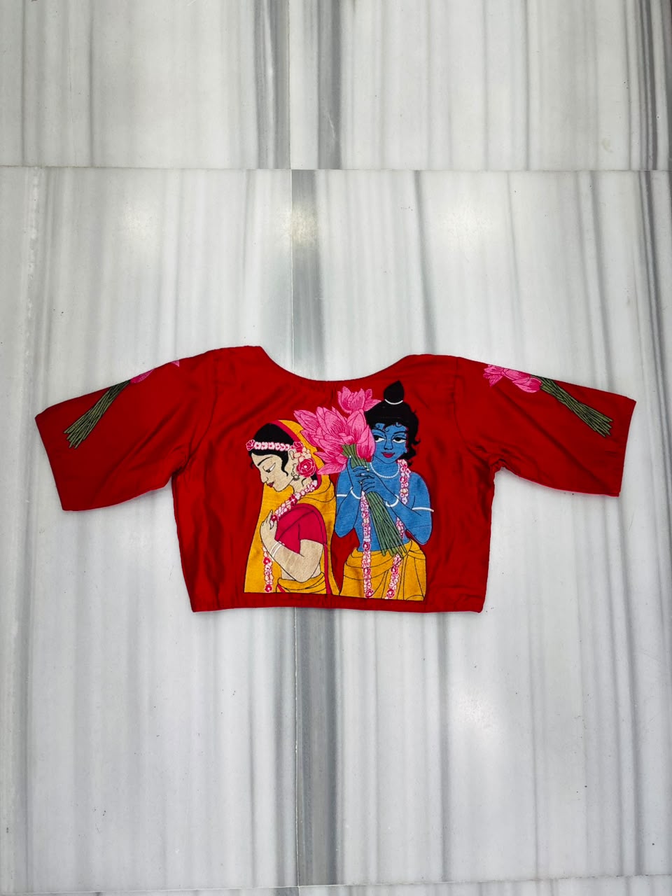Shyam Sakhi Designer Embroidered Blouse