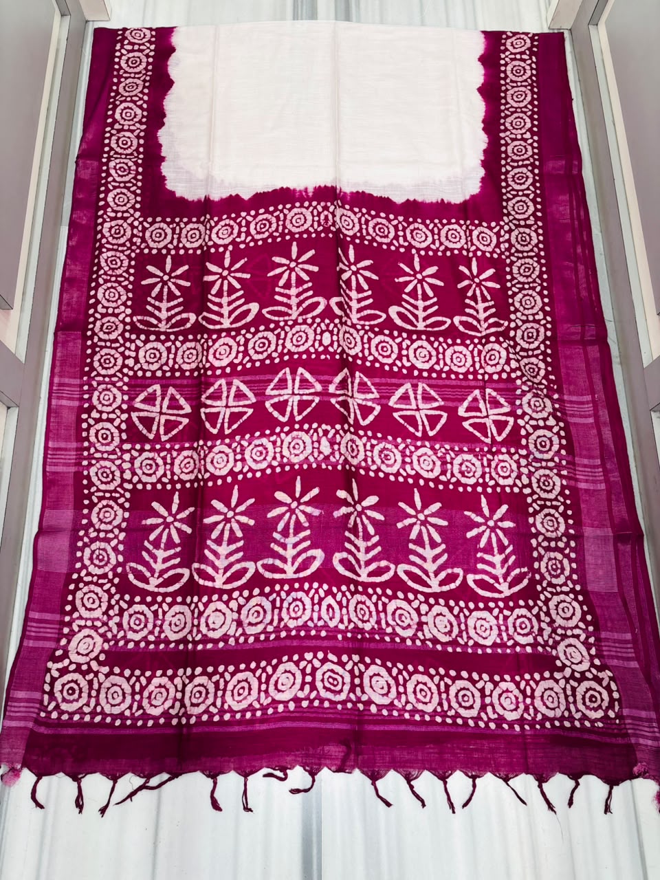 Mrinmoyee (মৃন্ময়ী) Cotton Linen Saree