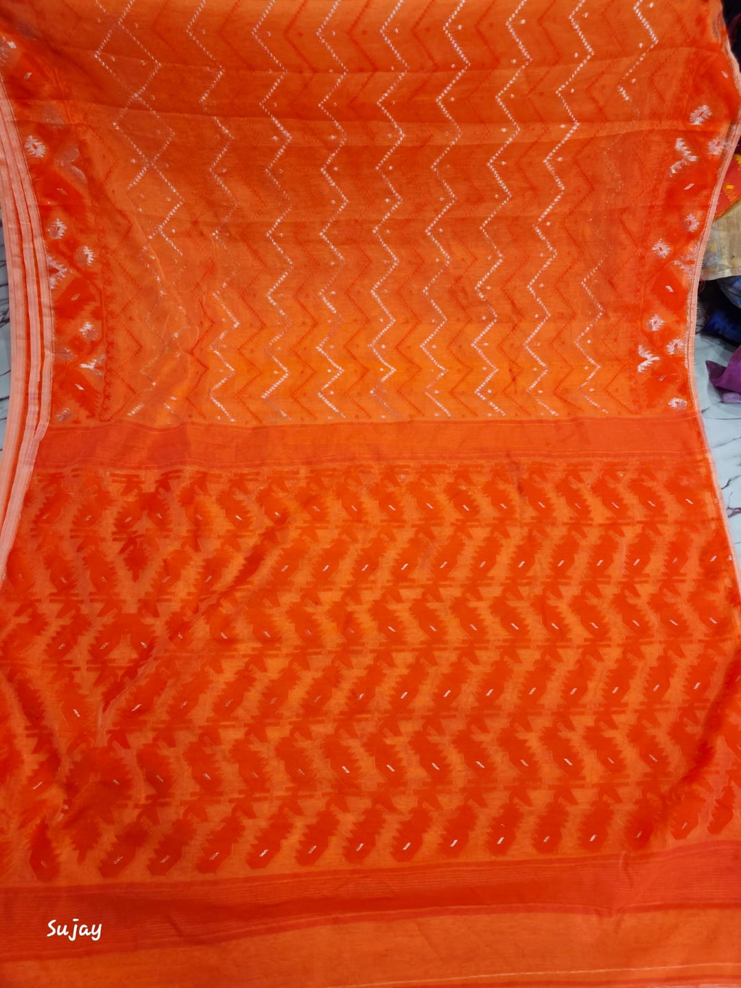 Roddur Rekha – Rays Of Sunlight Jamdani Saree