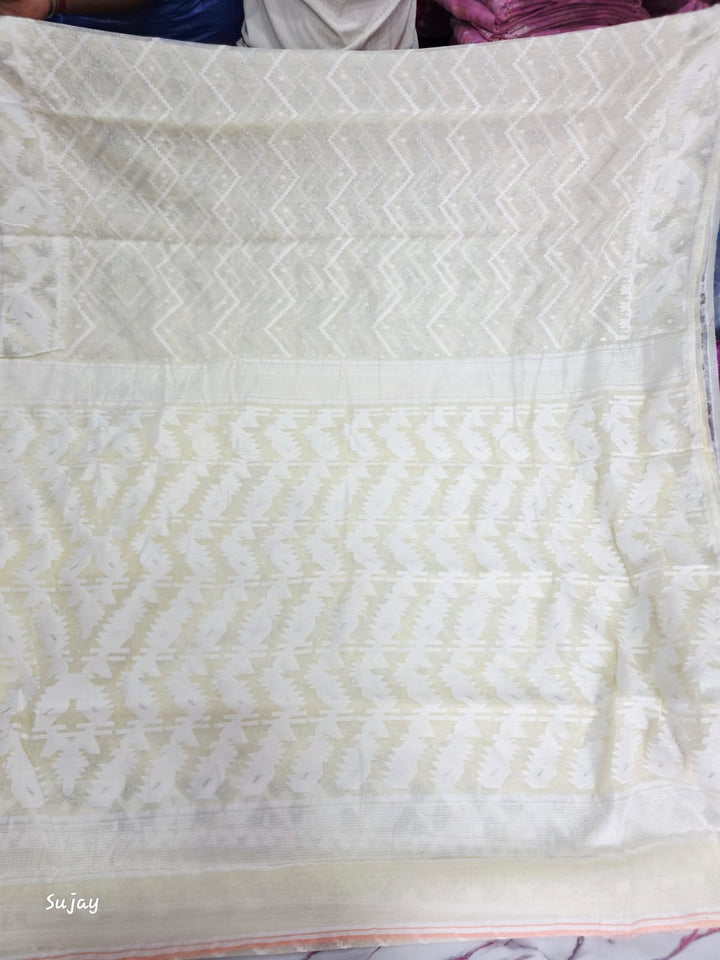 Roddur Rekha – Rays Of Sunlight Jamdani Saree