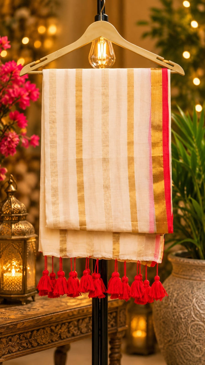 Sarvamangala Mul Cotton Saree 🌸