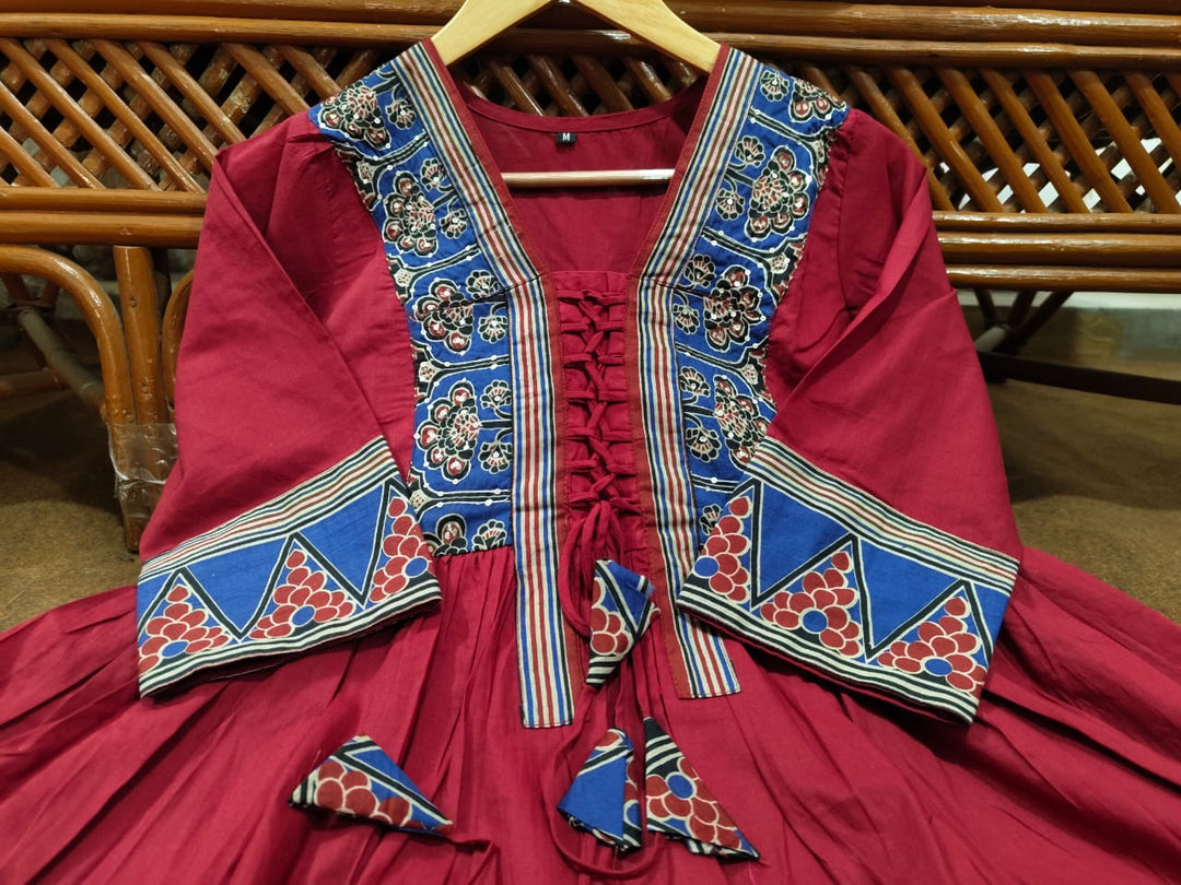 Aura Bloom - Cotton 3 Piece kurti Set