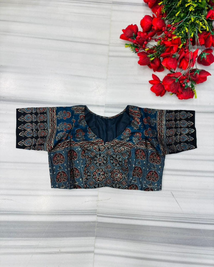 Misty Bloom - Modal Silk Blouse