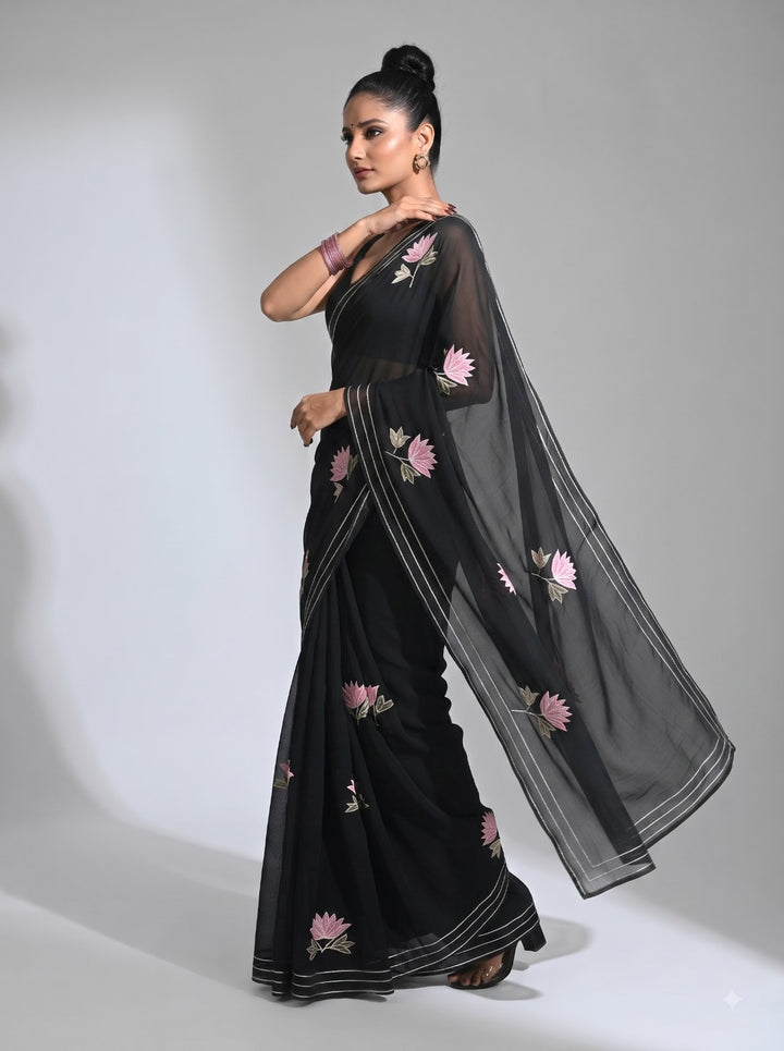 Twins Gemini Mul Cotton Saree