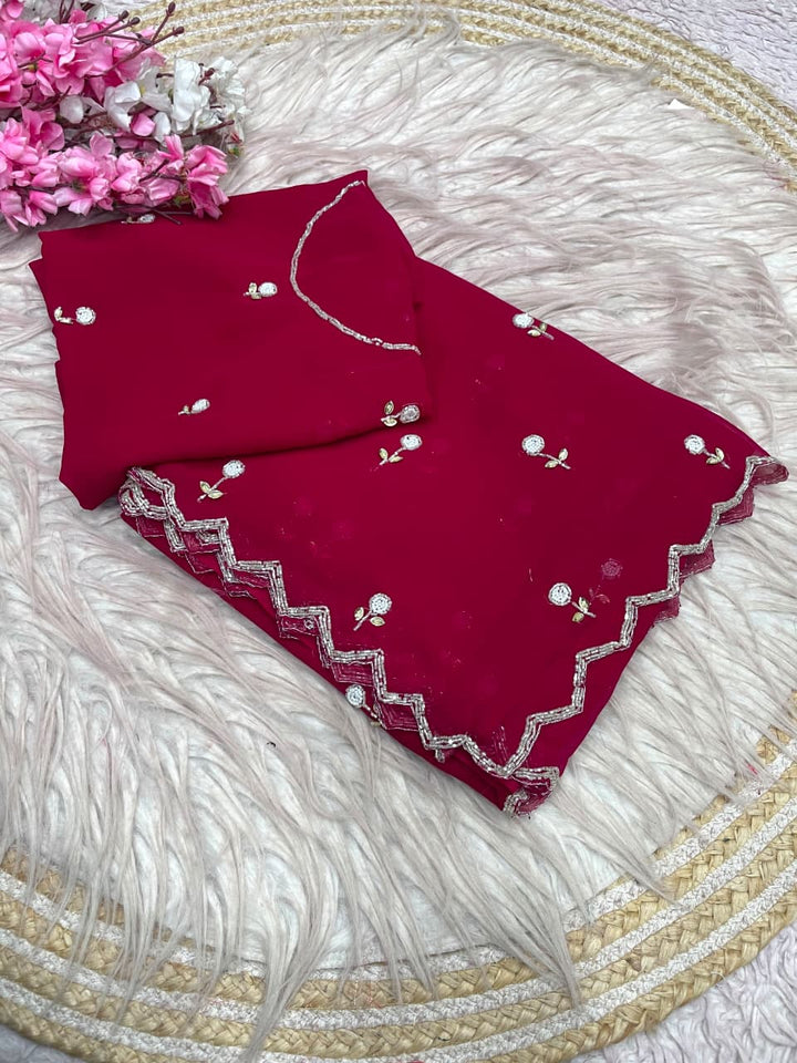 Aveline Grace - Georgette Saree
