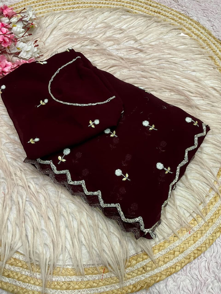 Aveline Grace - Georgette Saree