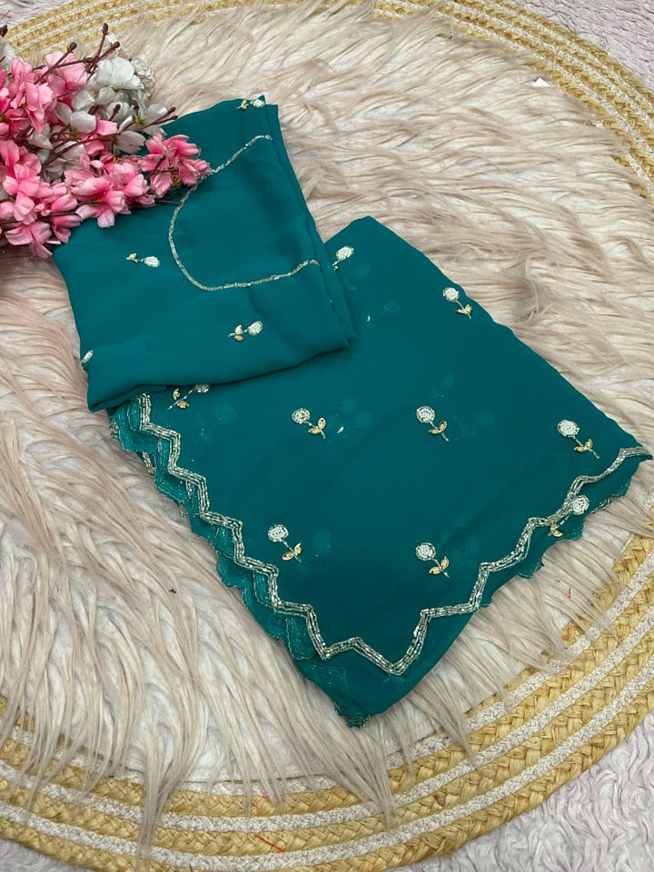 Aveline Grace - Georgette Saree