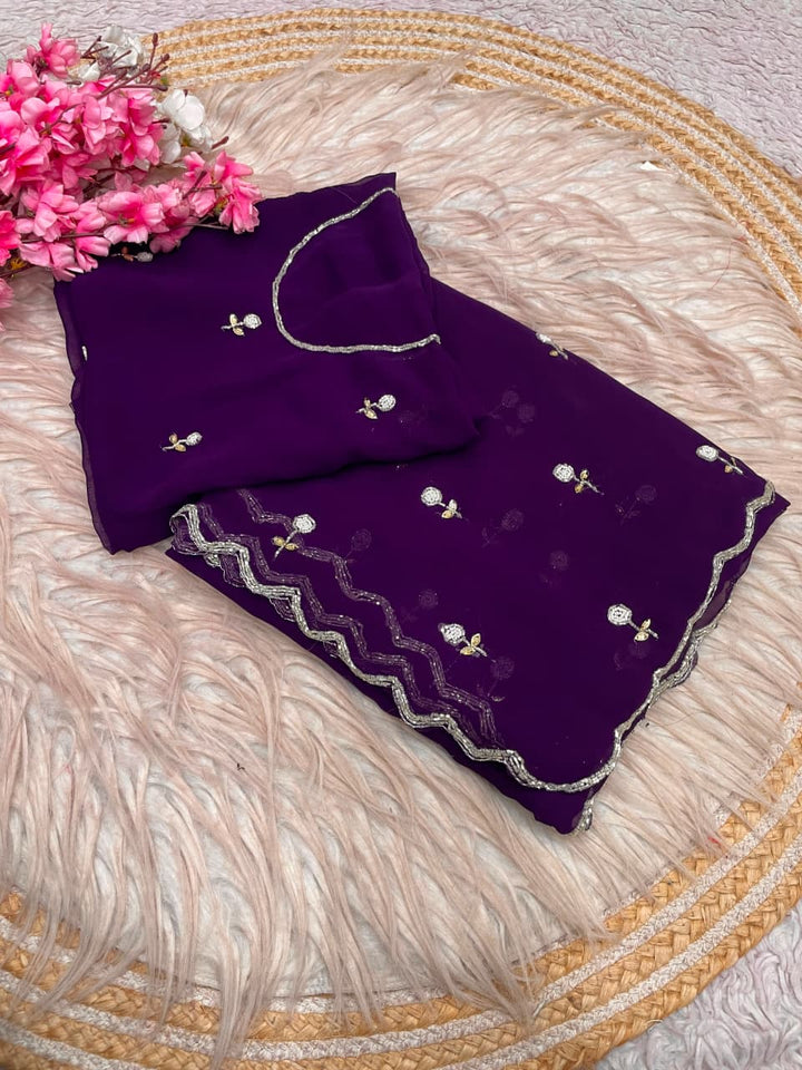 Aveline Grace - Georgette Saree
