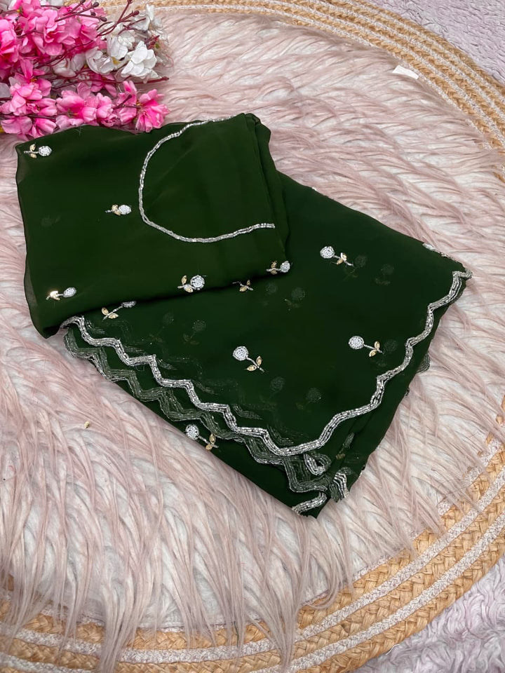 Aveline Grace - Georgette Saree