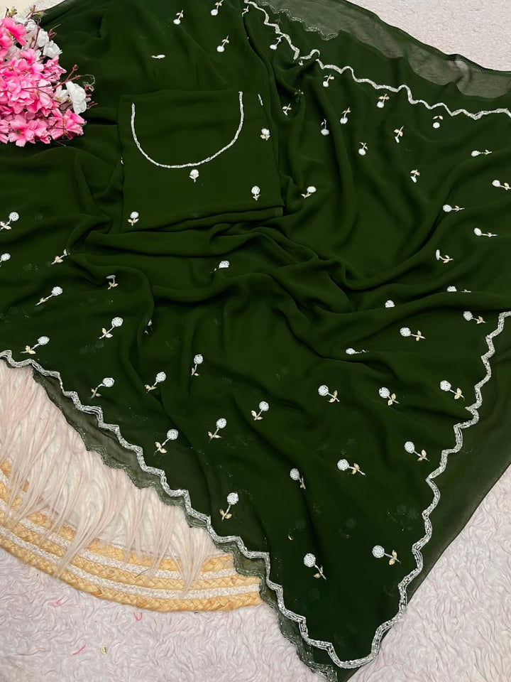 Aveline Grace - Georgette Saree