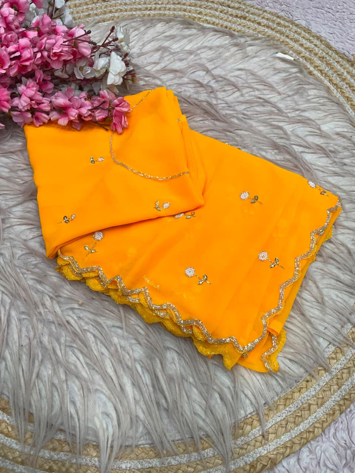 Aveline Grace - Georgette Saree