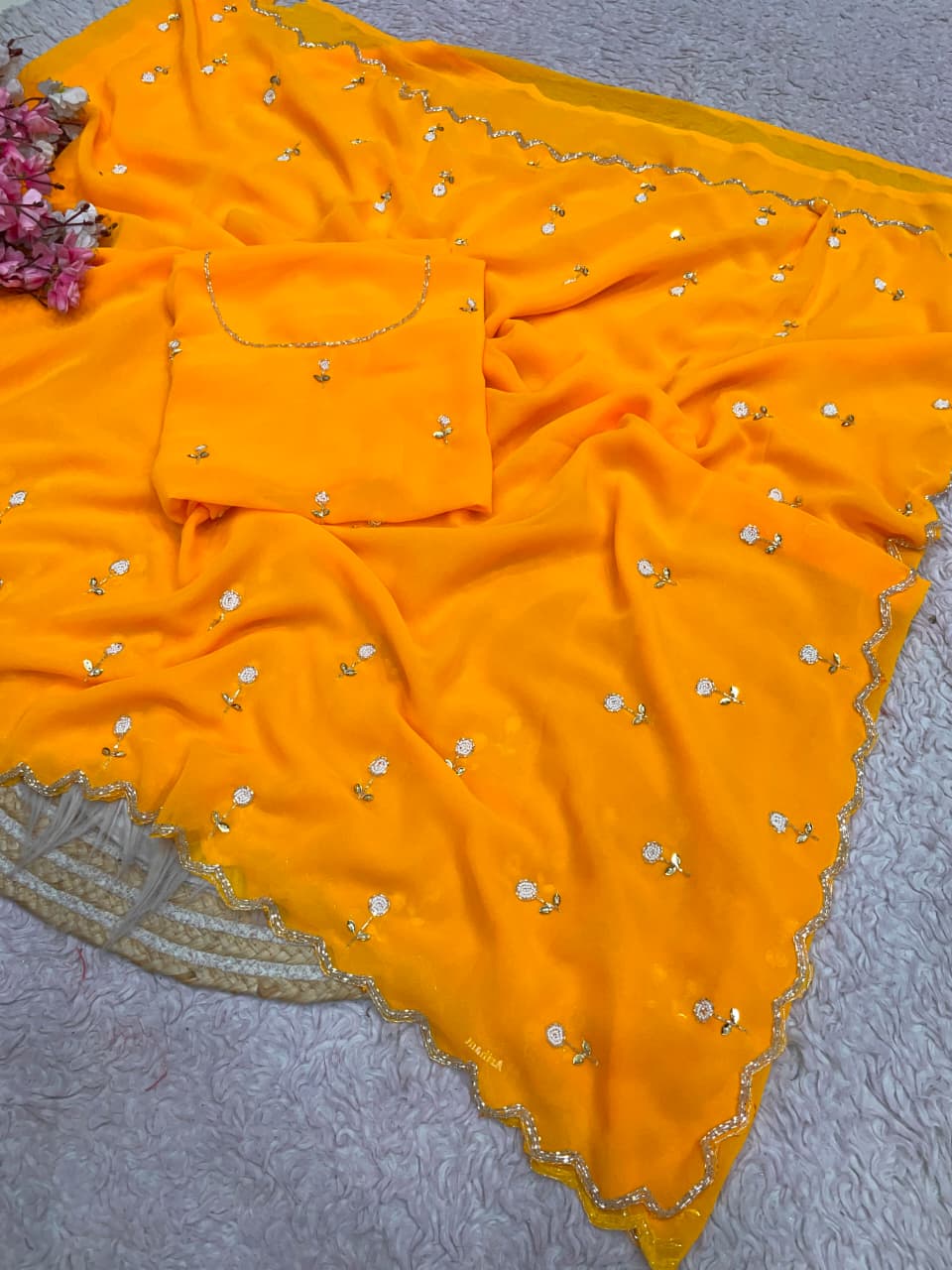 Aveline Grace - Georgette Saree