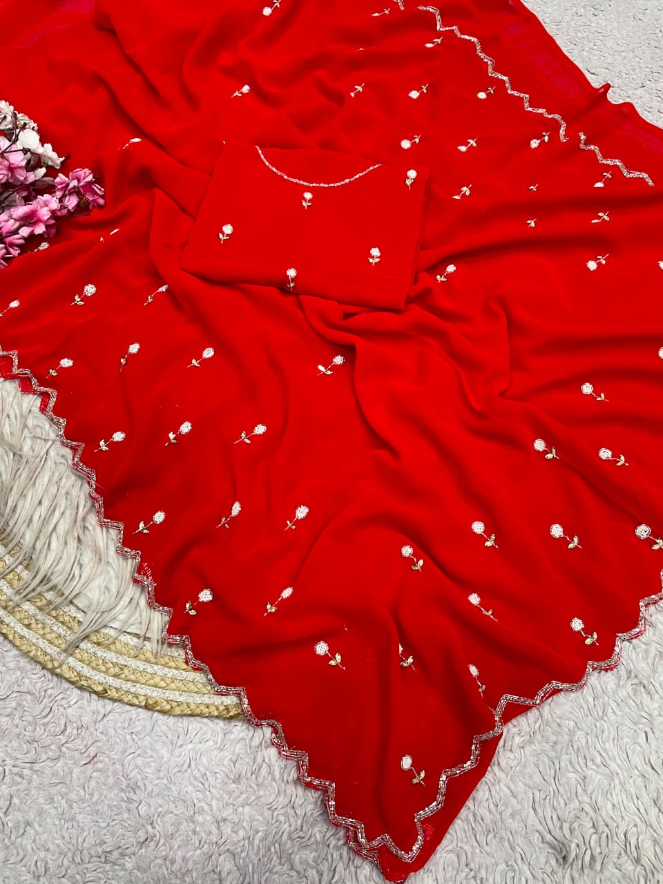 Aveline Grace - Georgette Saree