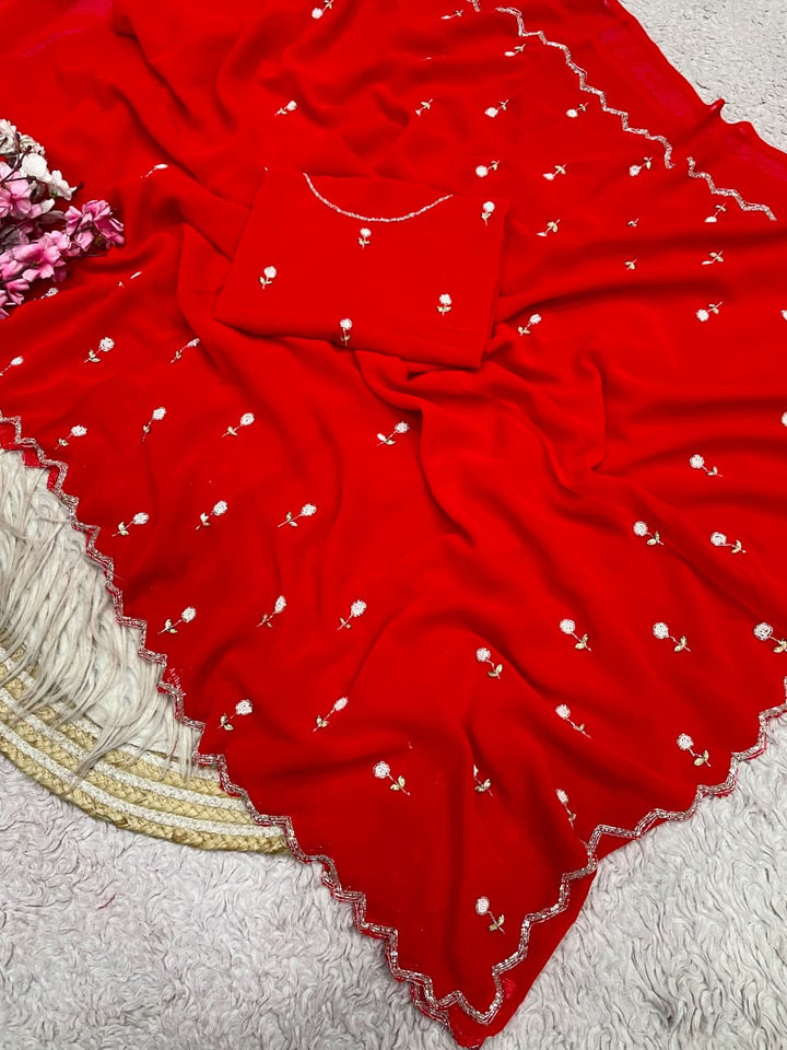 Aveline Grace - Georgette Saree