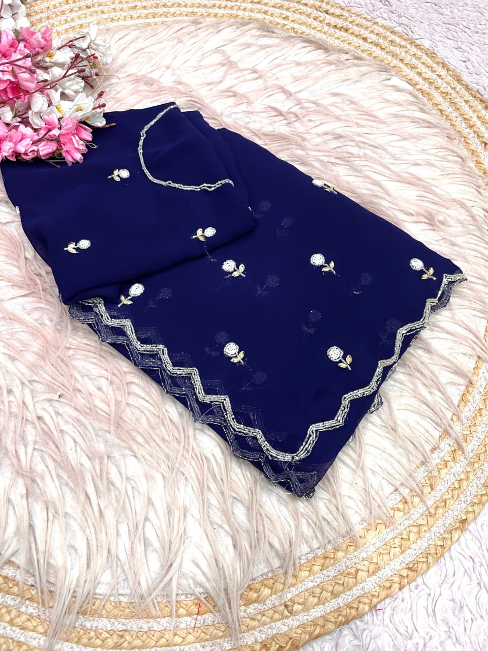 Aveline Grace - Georgette Saree