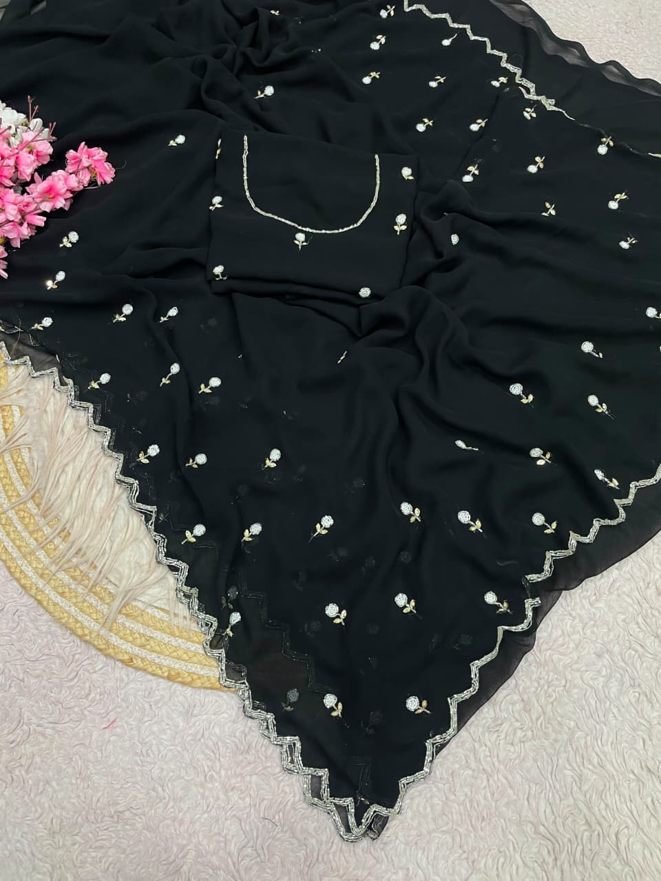 Aveline Grace - Georgette Saree