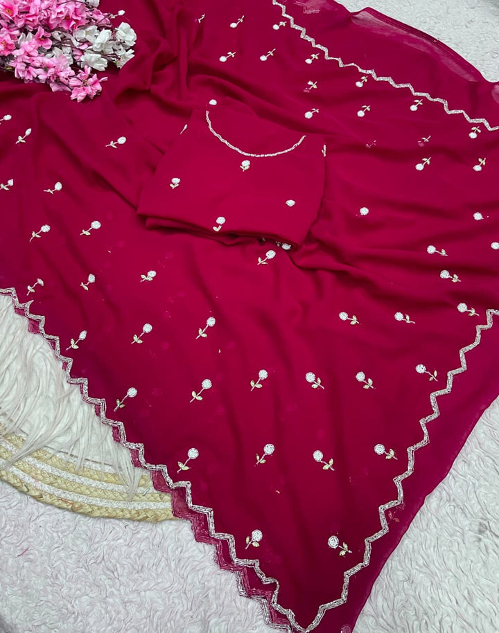 Aveline Grace - Georgette Saree
