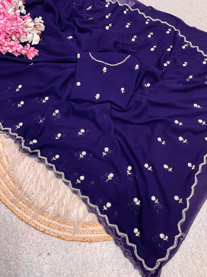 Aveline Grace - Georgette Saree