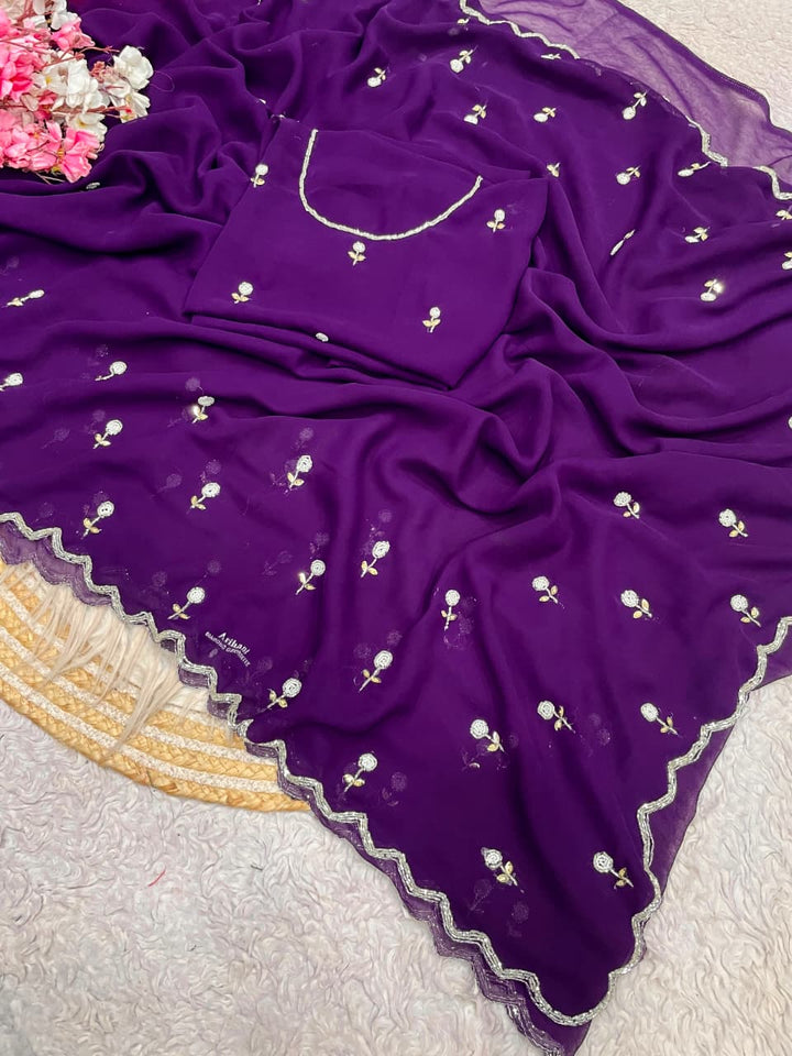 Aveline Grace - Georgette Saree