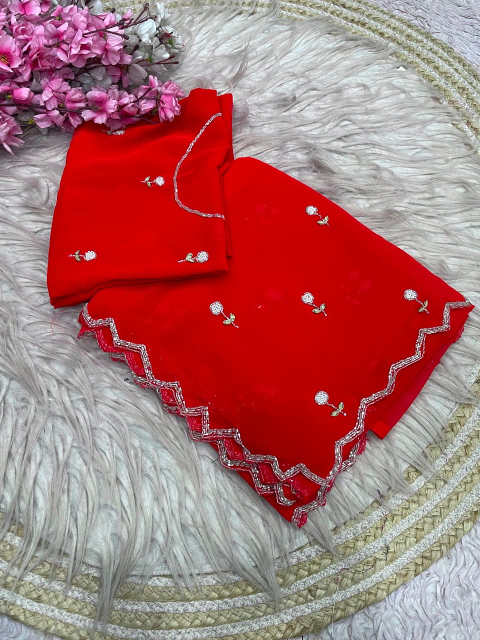 Aveline Grace - Georgette Saree