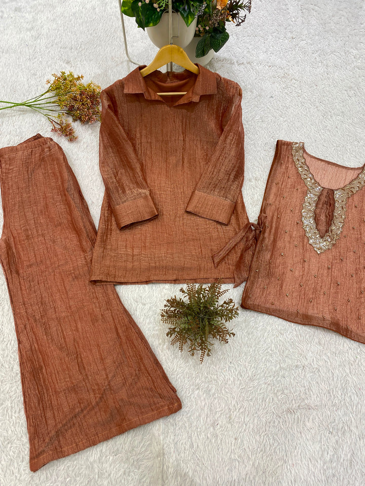 Velora Glimmer- Women’s 3 Piece Designer Party Wear set