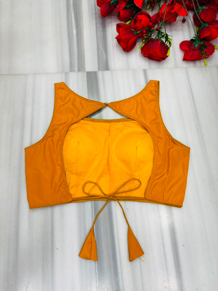 Peony Charm Designer Fancy Silk Blouse