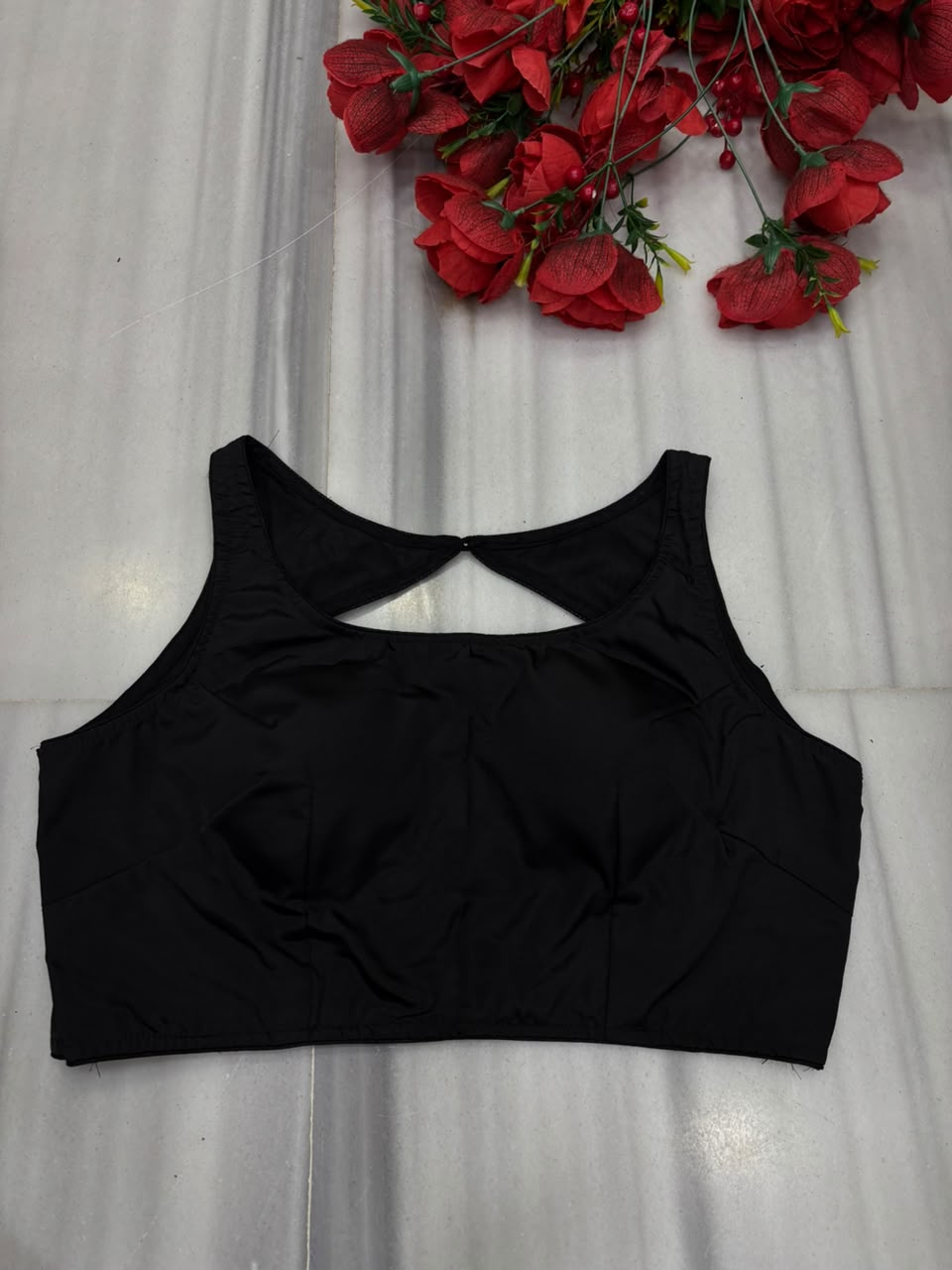 Peony Charm Designer Fancy Silk Blouse