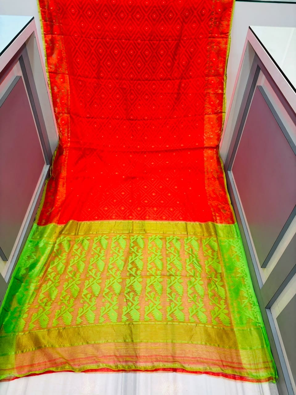 Ranga Harini Cotton Jamdani Saree