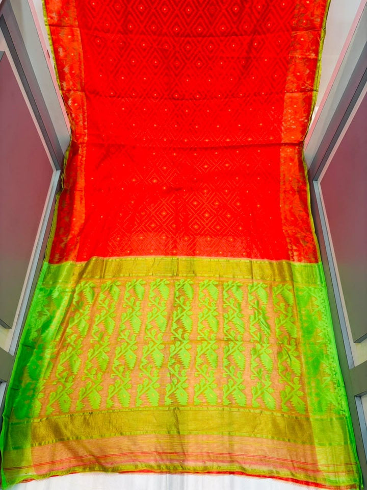 Ranga Harini Cotton Jamdani Saree