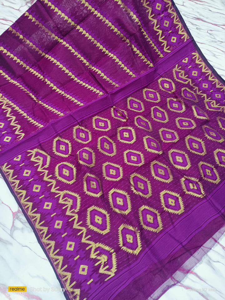 Durga Prabha Premium Zari Jamdani Saree