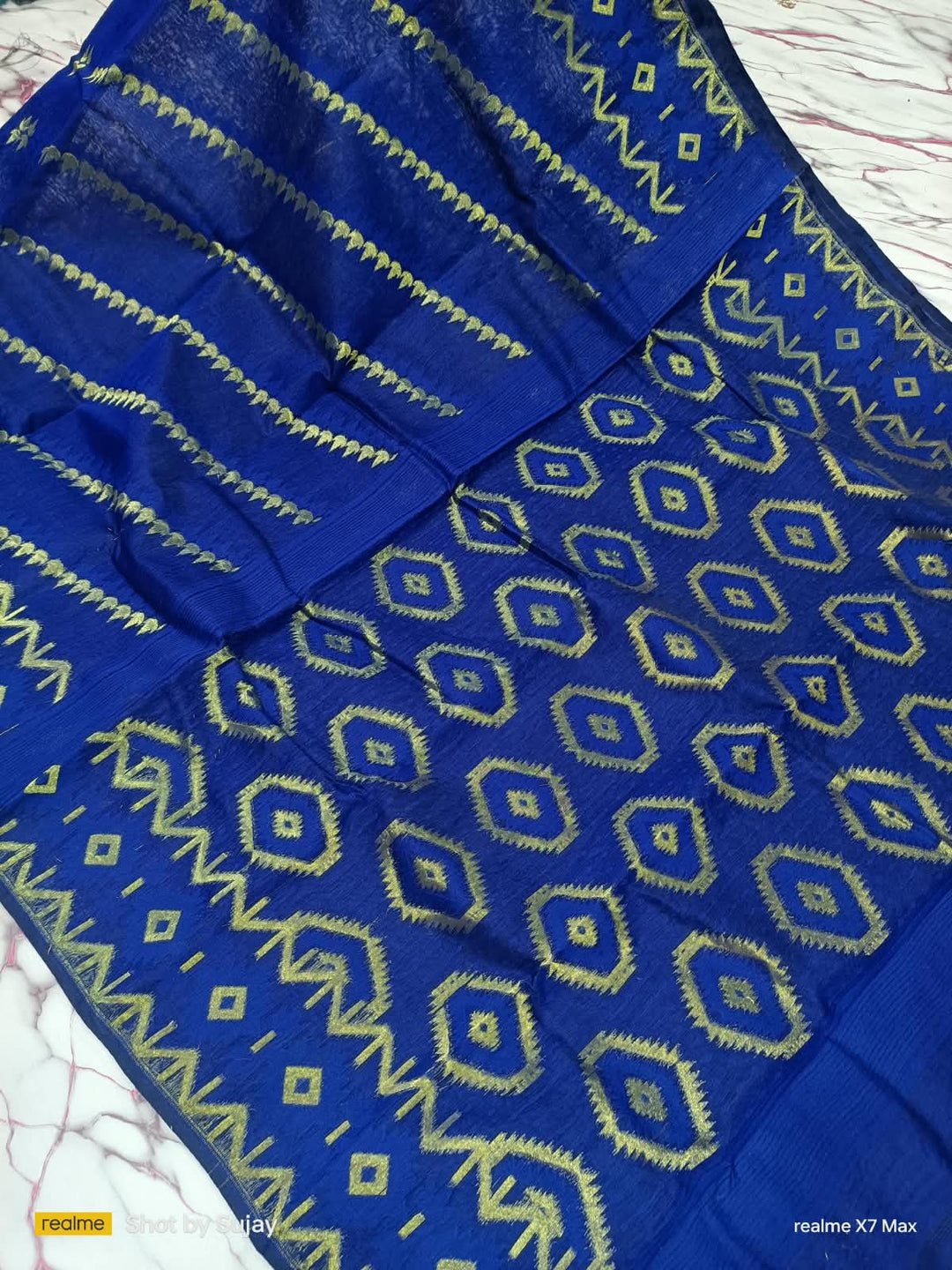Durga Prabha Premium Zari Jamdani Saree