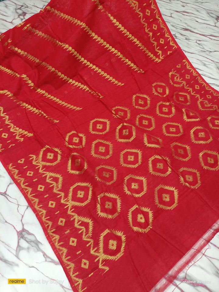 Durga Prabha Premium Zari Jamdani Saree