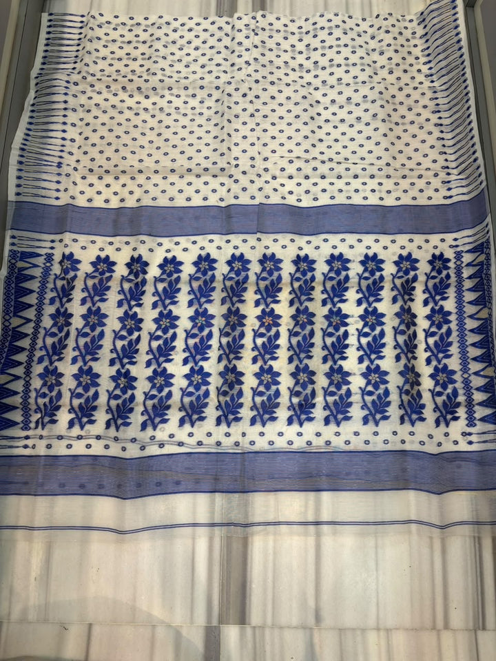 Basanti Bela Bengal Jamdani Saree