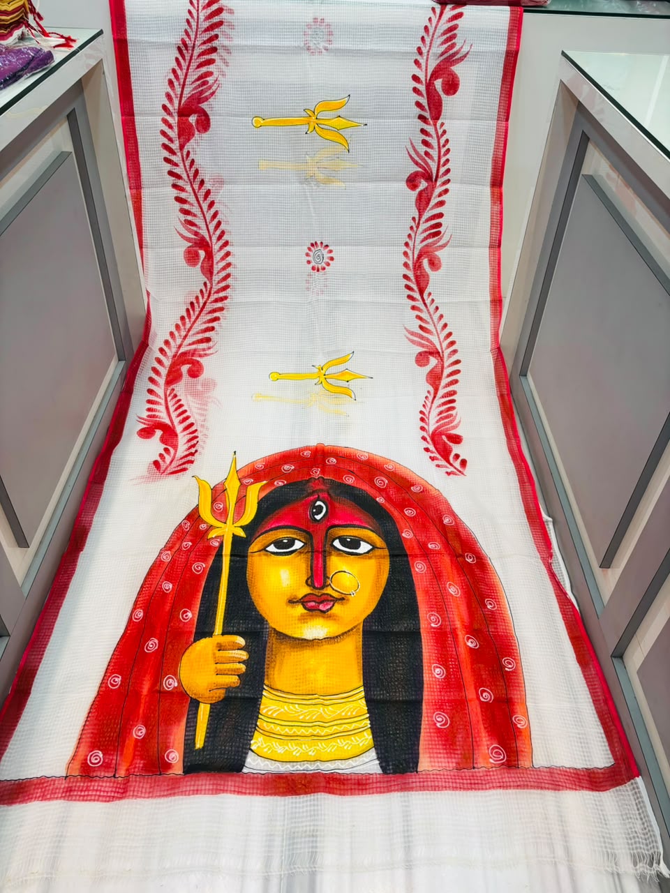 Adyashakti Hand Painted Resham Kota Saree