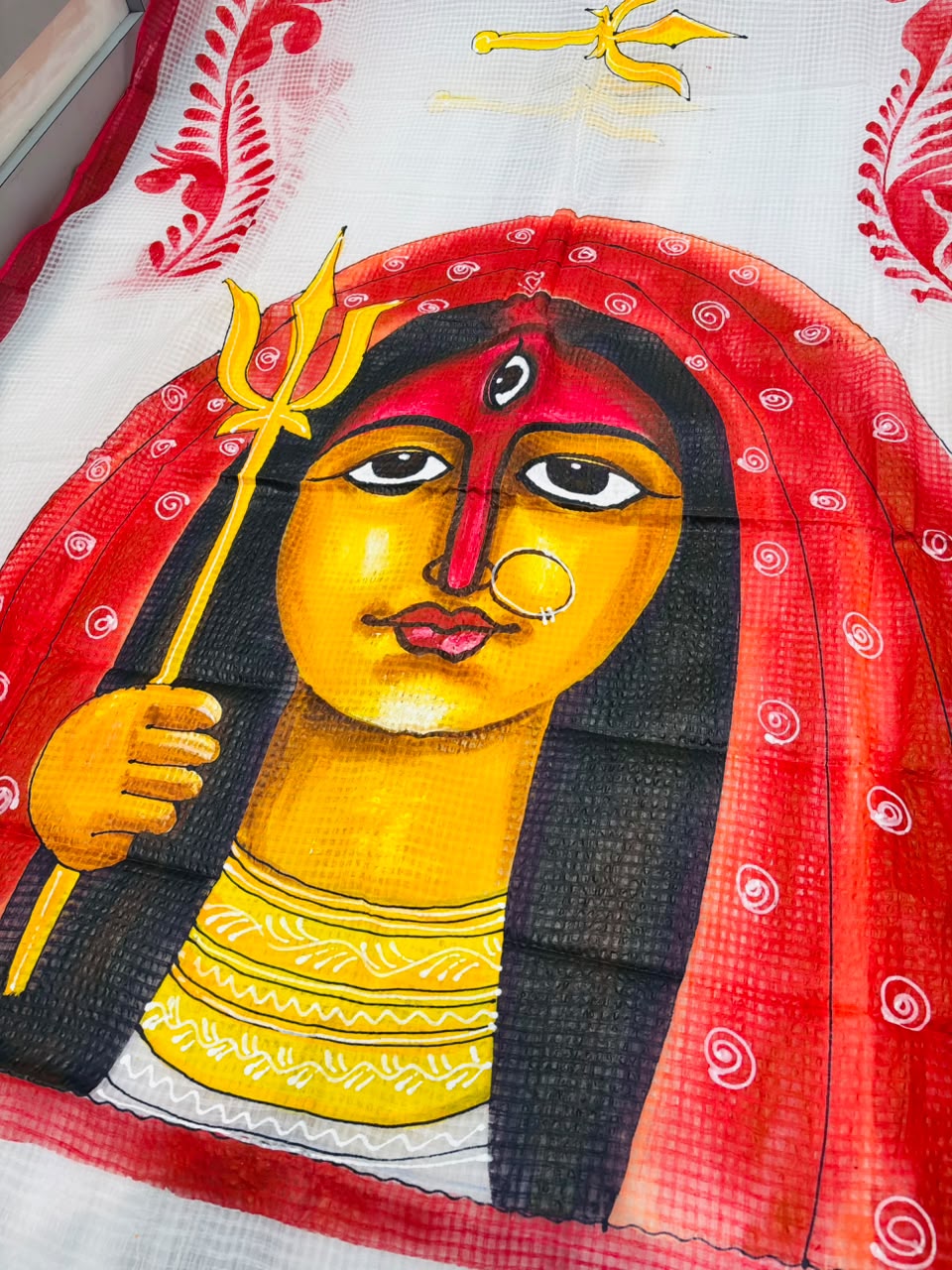 Adyashakti Hand Painted Resham Kota Saree