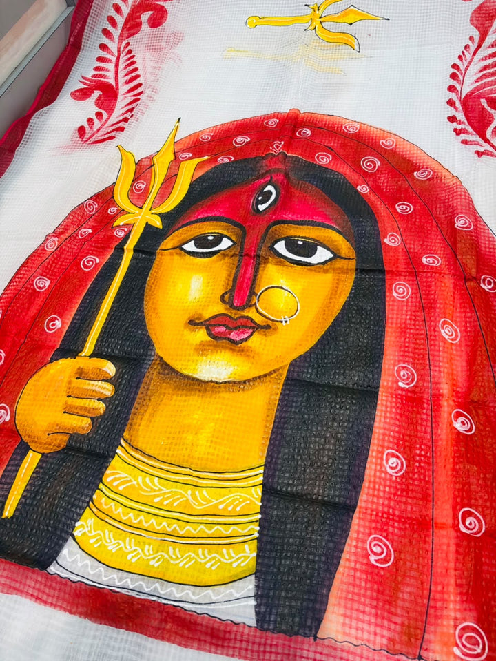 Adyashakti Hand Painted Resham Kota Saree