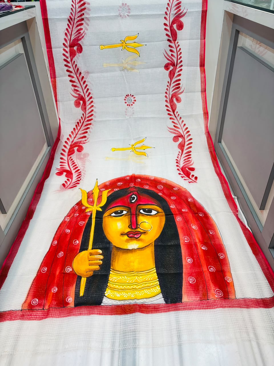 Adyashakti Hand Painted Resham Kota Saree