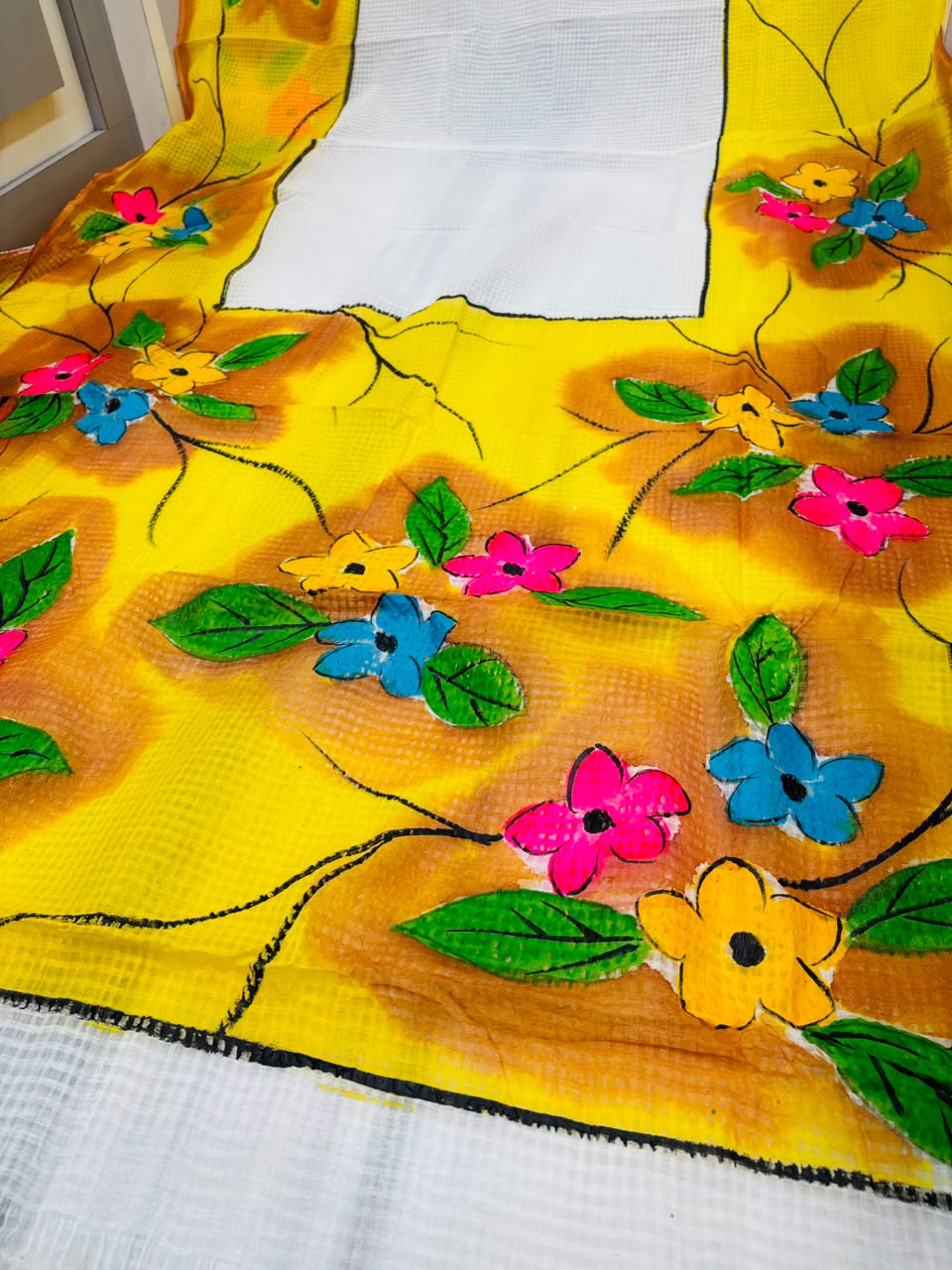 Divya Hand Painted Resham Kota Saree