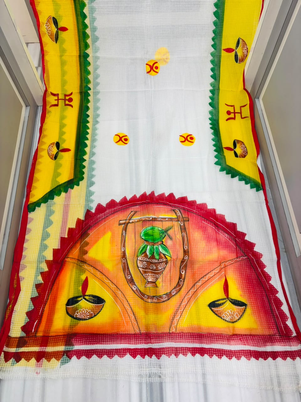 Chandika Hand Painted Resham Kota Saree