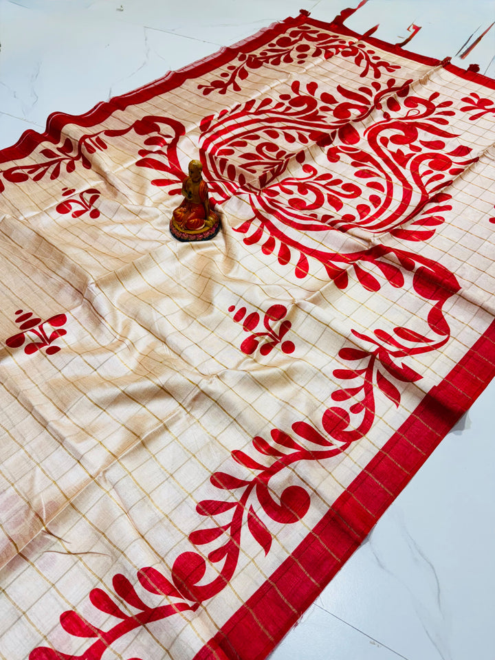Sucharita -Semi Tussar Silk Saree