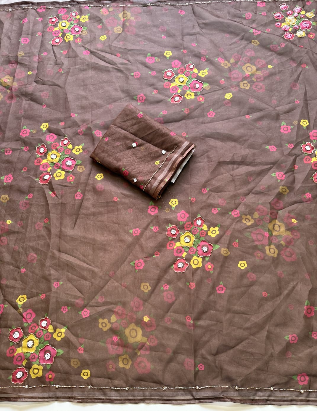 Lustrous Legacy Tabby Organza Saree